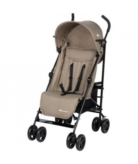 BEBECONFORT RAINBOW Poussette Canne 2eme âge, légere, pliage facile, multipositions, 6 mois a 4 ans, jusqu'a 22 kg mineral Beige