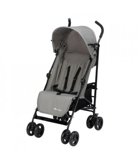 BEBECONFORT RAINBOW Poussette Canne 2eme âge, légere, pliage facile, multipositions, 6 mois a 4 ans, jusqu'a 22 kg MINERAL GRAY