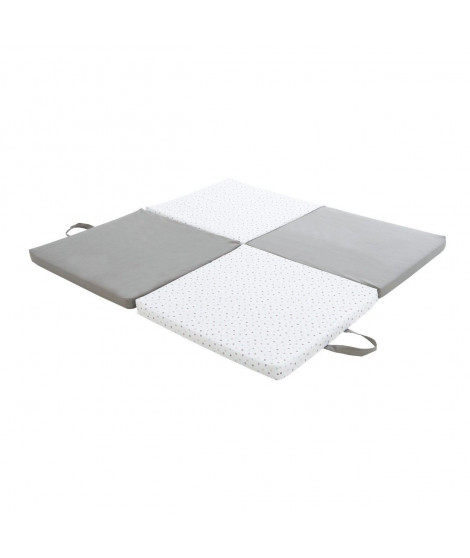 Tapis d'éveil - CANDIDE - Evolutif 3-en-1 - Gris / Etoiles