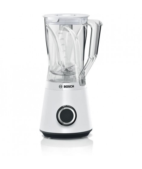 Blender VitaPower - BOSCH - MMB6141W - 1200 W - 30000 trs/min - 2 vitesses + turbo - Bol 2 L - 4 lames amovibles - Blanc