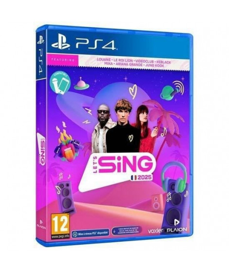 Let's Sing 2025 - Jeu PS4