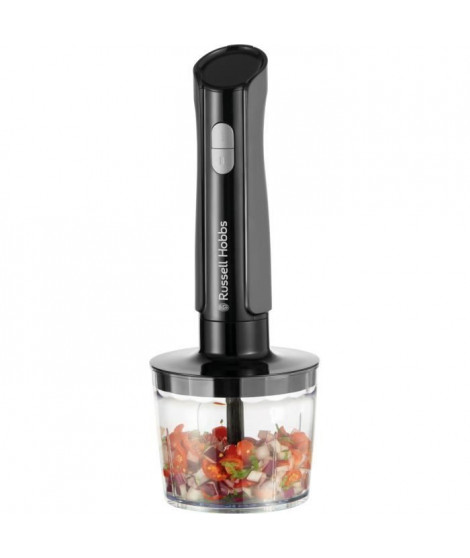 Mixeur plongeant - RUSSEL HOBBS - Desire Matte Charcoal -  500 W - 2 vitesses + Pulse - Noir