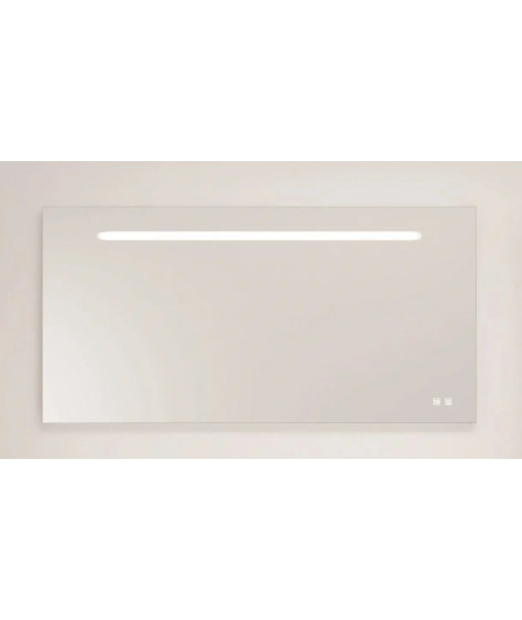 MIROIR DOMAO L120 LED INTEGRE ANTI-BUEE 2 INTERRUPTEURS SENSITIFS 2 PORTS USB IP44