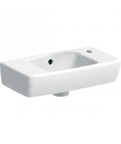 LAVE-MAINS RENOVA COMPACT 45 CM AVEC TROP-PLEIN AVEC TROU DE ROBINETTERIE A DROITE