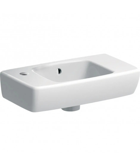 LAVE-MAINS RENOVA COMPACT 45 CM AVEC TROP-PLEIN AVEC TROU DE ROBINETTERIE A GAUCHE