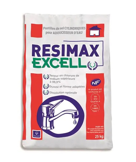 SEL PASTILLE ADOUCISSEUR NF RESIMAX EXCELL 15/25 PRIX AU KG