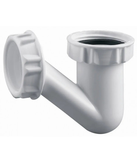 SIPHON LAVABO BIDET EN "V" PLASTIQUE