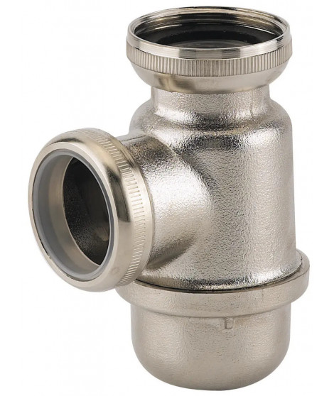 SIPHON LAVABO FIXE MINI PETIT CULOT MAT LAITON