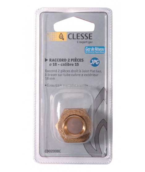 RACCORD 2P CAL20 1" JPG A BRASER CU28"