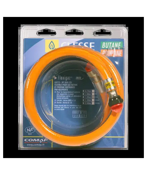 FLEXIBLE GAZ INOX 1 50M BUTANE / PROPANE