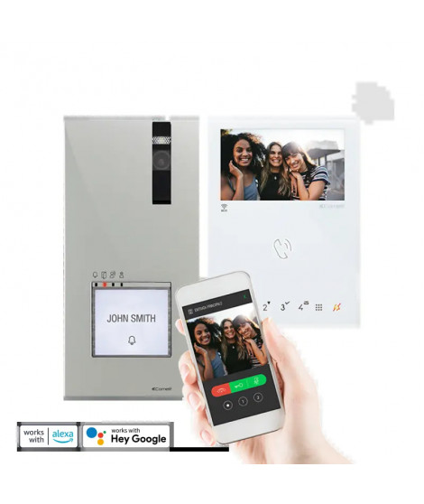 KIT VIDÉO QUADRA ET MINI WI-FI/BM. 2 FILS