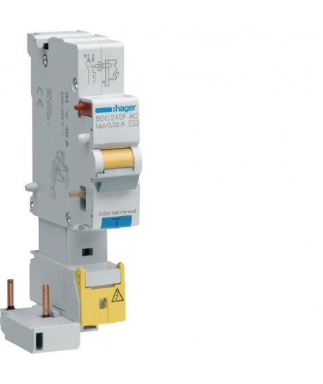BLOC DIFFERENTIEL 1P+N 40A 30MA TYPE AC