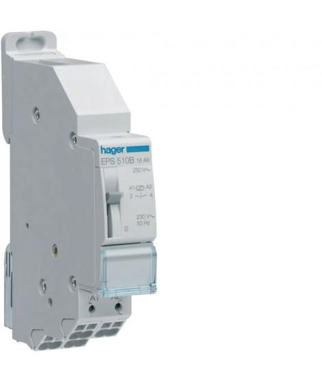 TELERUPTEUR 1F 230V SANS VIS AVEC PASSAGE DE BARRE
