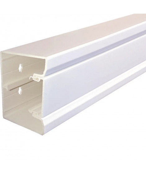 GOULOTTE APPAREILLABLE QUERAZ ENCLIPSAGE DIRECT H 85MM X P 56MM L200MM PVC PURE