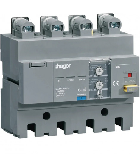 BLOC DIFFERENTIEL P250 4P 160A IDN ADJ