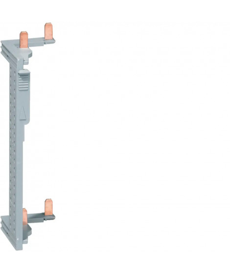 BARRE ALIMENTATION DES INTERRUPTEURS DIFF. POUR COFFRET 2 RANGEES ENTRAXE 125MM