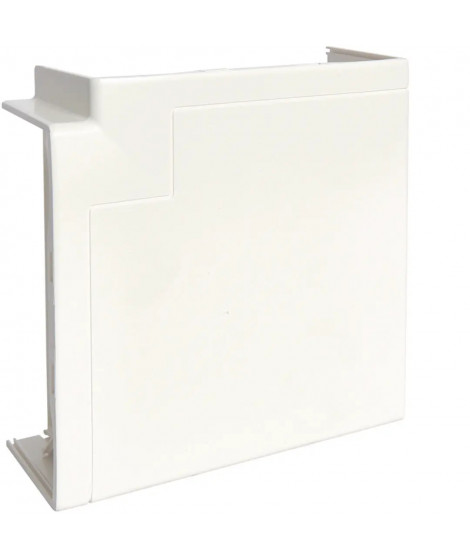ANGLE PLAT QUERAZ ENCLIPSAGE D IRECT GBD50131 RAL9010 BLANC