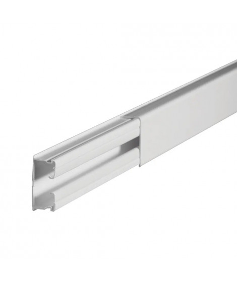 Moulure DLPlus 32x16mm 1 compartiment longueur 3m - blanc