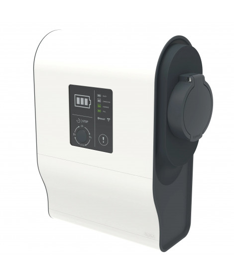 Borne VE triphasée Green'up Premium avec protection 22kW Mode 3 plastique
