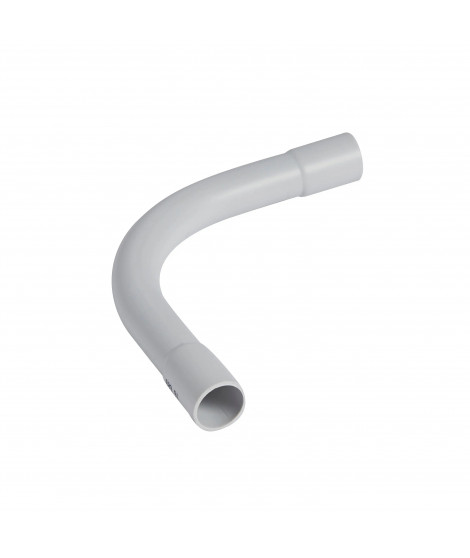Cintre grand rayon 90° IP44 Ø16mm et rayon 55mm - gris RAL7035