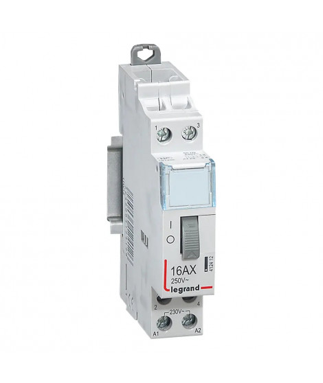 Télérupteur standard à vis 230V~- 2P - 250V~~ - 16A - 2F - 1 module
