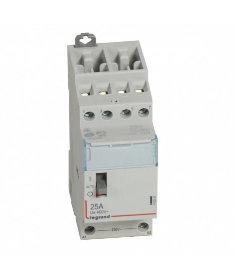 Contacteur de puissance CX³ bobine 230V~ - 4P 250V~ - 25A - 4F - 2 modules