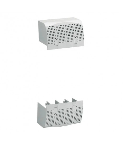 Cache-bornes plombables raccordement prises avant DPX³160 magnétothermique 4P