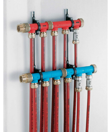 ELEMENT BLEU 2 CIRCUITS AVEC ECROU D'ASSEMBLAGE COLLECTEUR 1000
