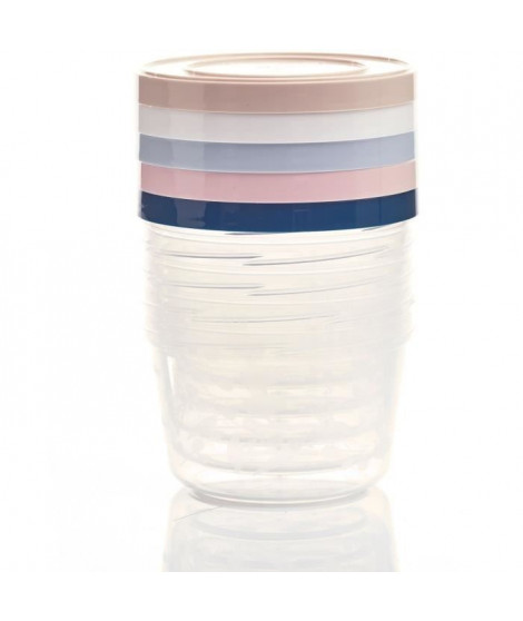 5 Boîtes de conservation 250ml