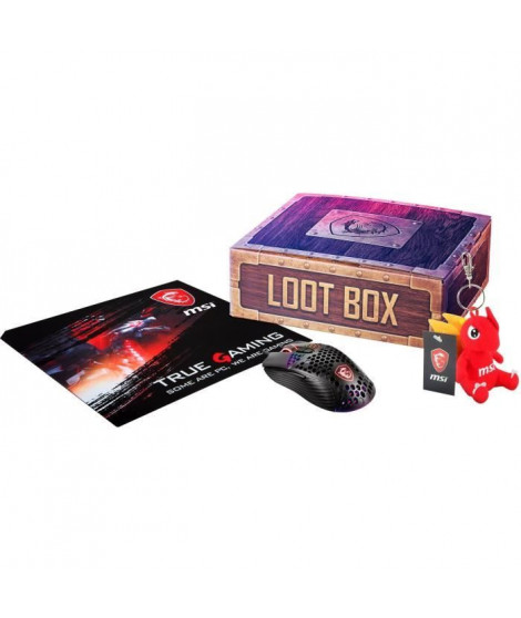 Loot Box 1 ( Souris gaming + Tapis souris + porte clés Lucky Dragon)