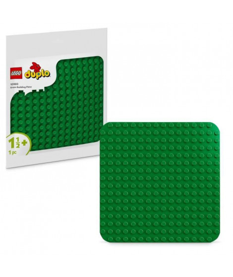 LEGO DUPLO 10460 Plaque de construction verte Jouet de construction pour bébés de 18 mois