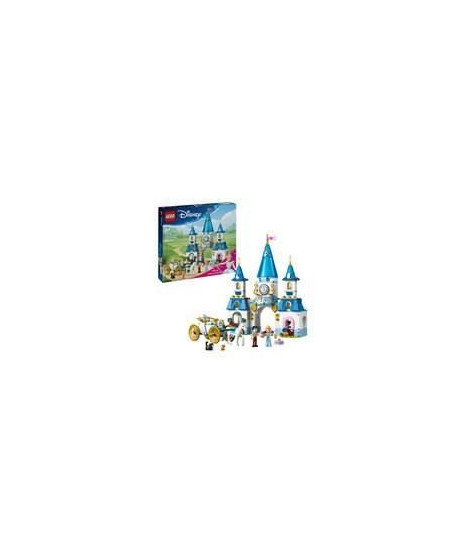 LEGO | Disney Princess 43275 Le château de Cendrillon et la caleche - Jeu de rôle 6 ans