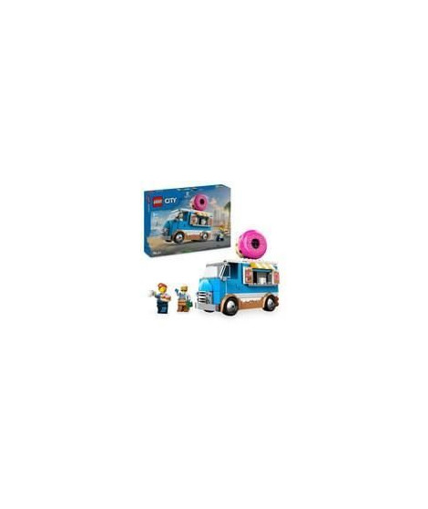 LEGO City 60452 Le food-truck de donuts - Jouet de construction pour garçon des 5 ans