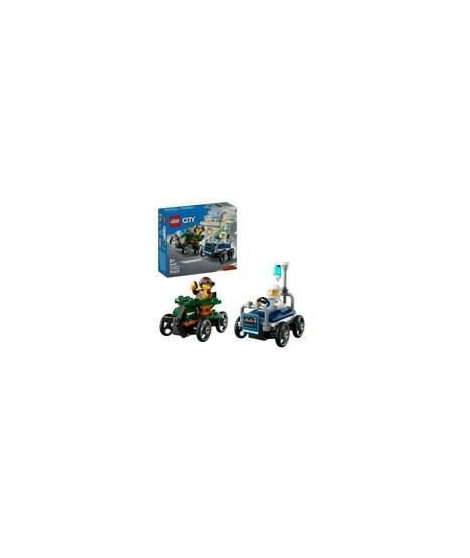 LEGO City 60459 Pack de bolides de course : avion contre lit d'hôpital - Jouet des 5 ans