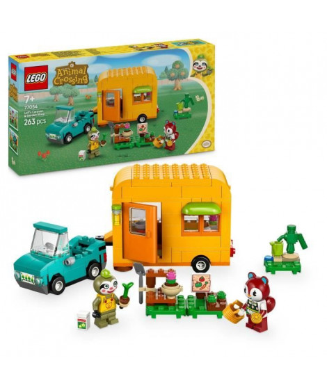 LEGO Animal Crossing 77054 Caravane et stand de jardinage de Racine - Jouet voiture