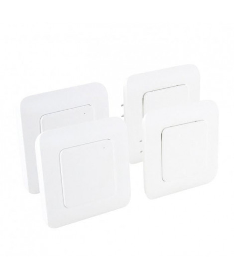 Lot de 2 kits interrupteurs va-et-vient sans fil - DIO CONNECTED HOME - DiO 1.0 - Blanc