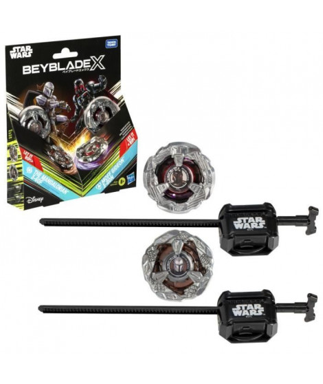 Beyblade X Multipack Toupie The Mandalorian 3-60F vs. Moff Gideon 3-80N, Star Wars, Des 8 ans