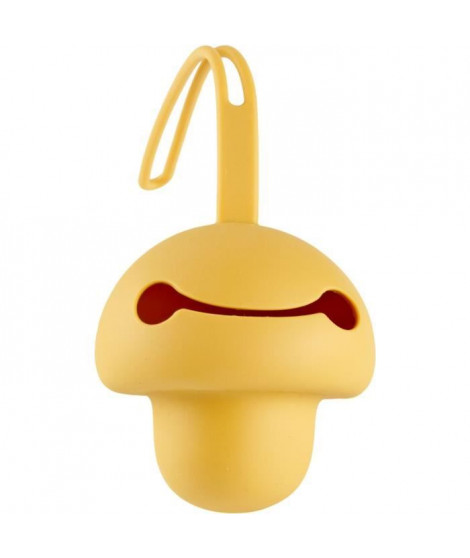Range tétine - THERMOBABY - Silicone - Jaune Miel - Doux et sans BPA