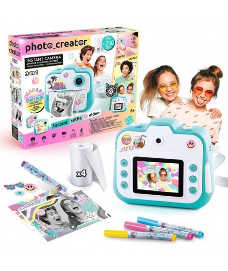 Canal Toys - Photo Creator - Appareil photo instantané Édition limitée - Impression thermique, sans encre - CLK 028