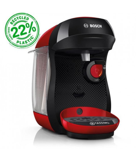 Machine a café multi-boissons - BOSCH - TASSIMO - T10 Happy rouge - 1400 W