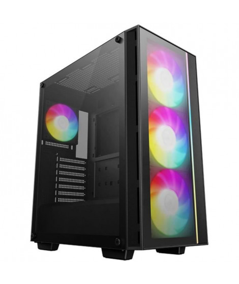 Boîtier PC - DEEPCOOL - MATREXX 55 V4 C - Moyen tour - ATX - Verre trempé - ARGB - Noir