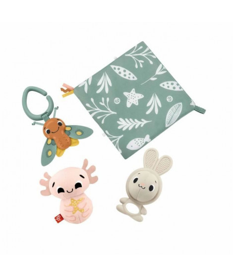 Fisher-Price-Les Sens en éveil - Coffret 4 jouets sensoriels pour bébé - Fisher-Price - HRB17