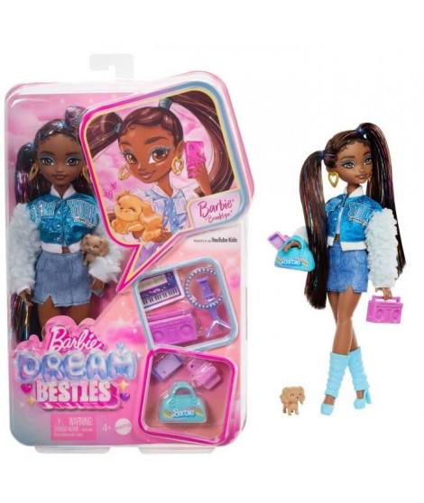 BARBIE équipe de Reve « Brooklyn »-Poupée et 8 accessoires - Barbie - HYC22