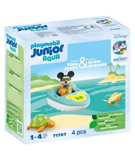 PLAYMOBIL JUNIOR 71707 Junior & Disney : Mickey avec bateau