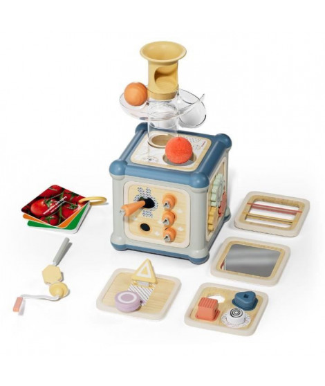 Maître Motoriste 10-en-1 - TOP BRIGHT - Cube Multifonction - Motricité Fine - Faces Interchangeables