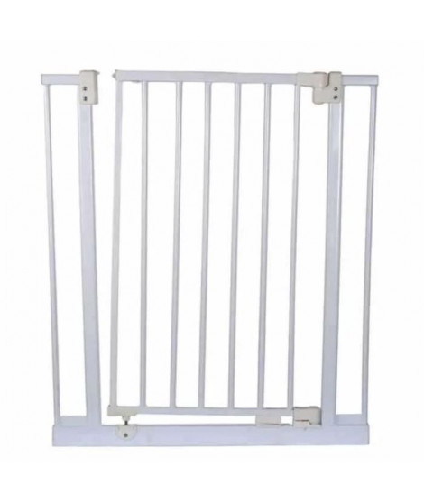 Barriere de sécurité - NORDLINGER PRO - Métal - Blanc - 69 a 73 cm - 74 cm de hauteur