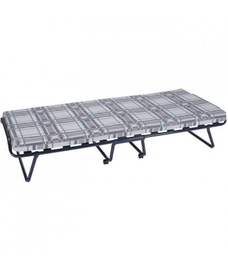 SEDAC Lit pliant 12 lattes 80x190cm Matelas Mousse 8cm