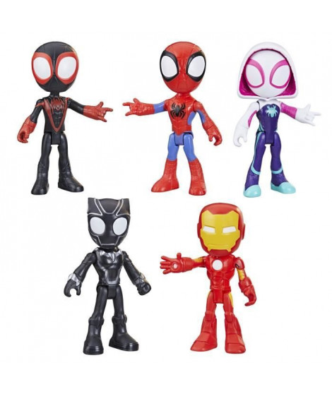 Spidey pack 5 figurines Collection de héros, jouet enfants, Spidey et ses Amis Extraordinaires, Des 3 ans