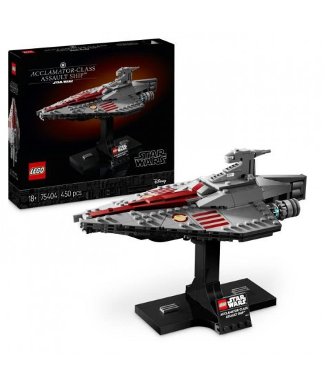 LEGO Star Wars 75404 Le transport d'assaut de classe Acclamator - Maquette pour adulte