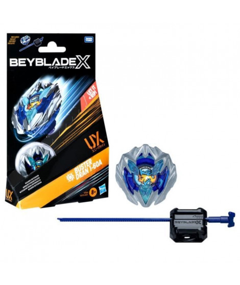 Beyblade X Buster Dran 1-60A UX, toupie de type endurance et lanceur, toupies de combat authentiques Takara Tomy, des 8 ans
